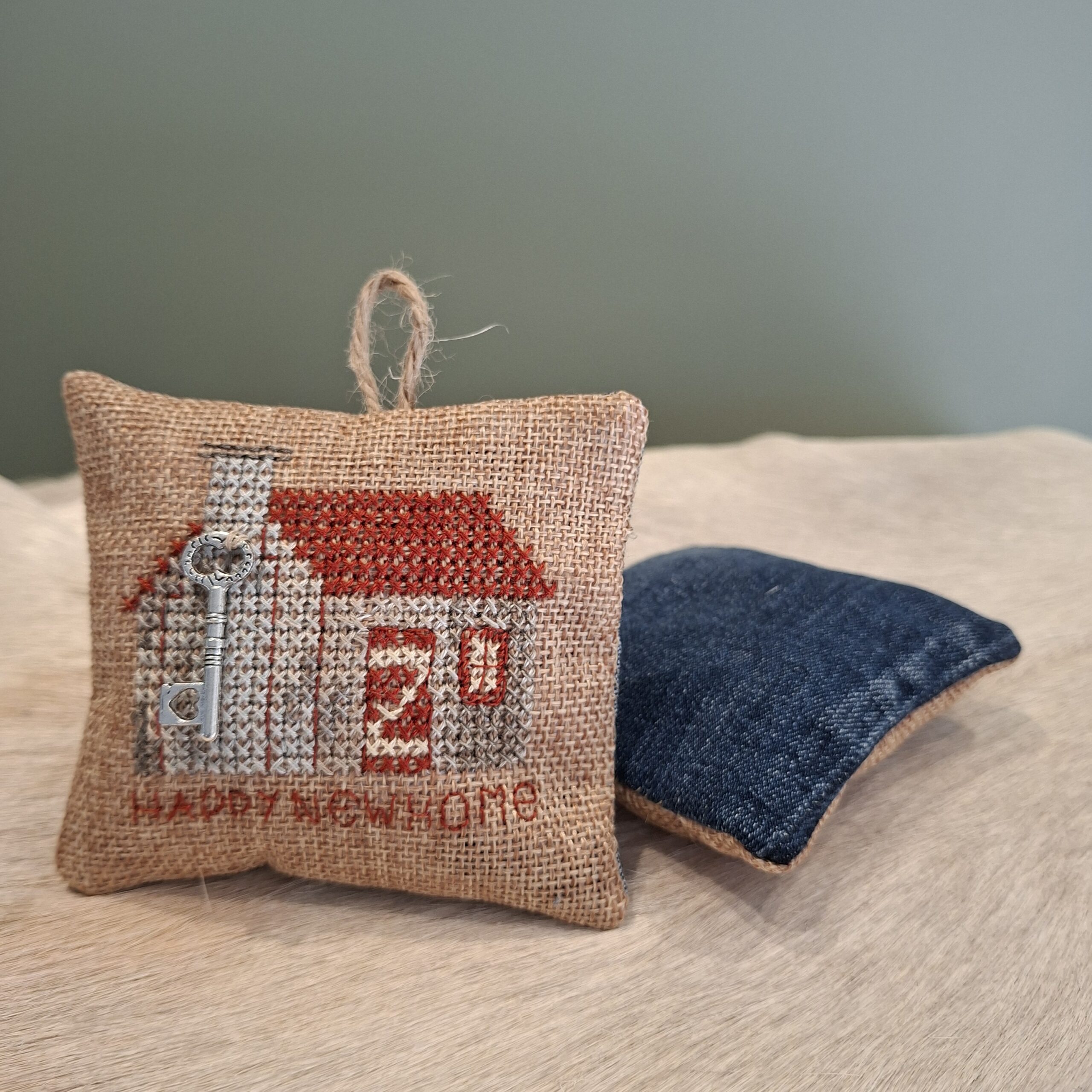 Geborduurd geurzakje New Home